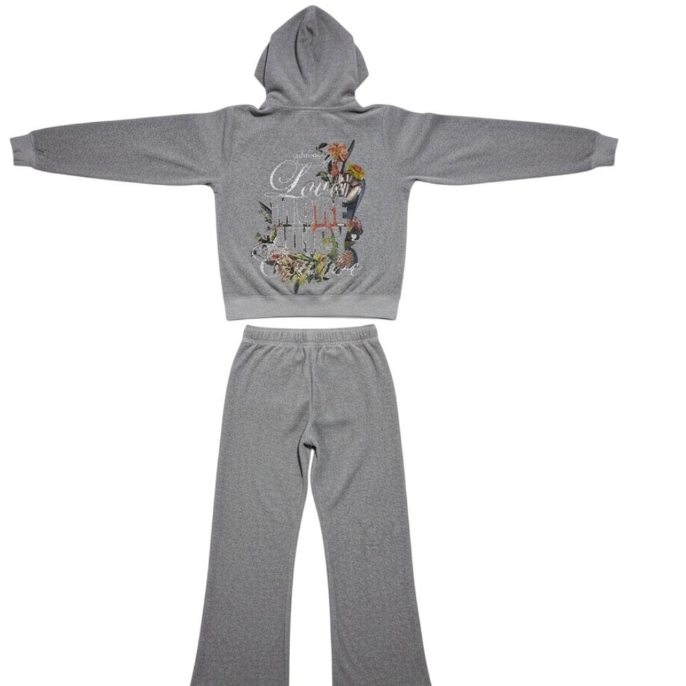 Y2k Juicy Couture Classic Velour Tracksuit Women size XL Indie Sleaze Grungecore